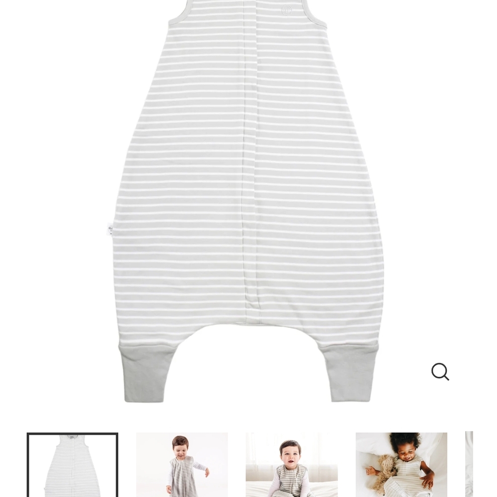 Gray Striped Kids Pajamas